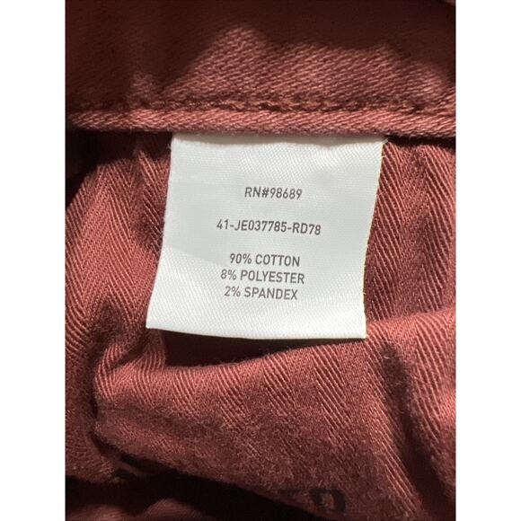 Todd Snyder Slim Fit Stretch 5-Pocket Jeans Cotton Blend Rust Red Men Size 36x32 - Picture 7 of 10